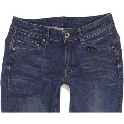 G-Star Midge Women Blue Skinny Slim Stretch Jeans W30 L33