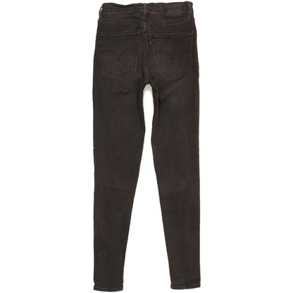 Levi's Mile Black Skinny Slim Stretch Jeans High Waisted W27 L32