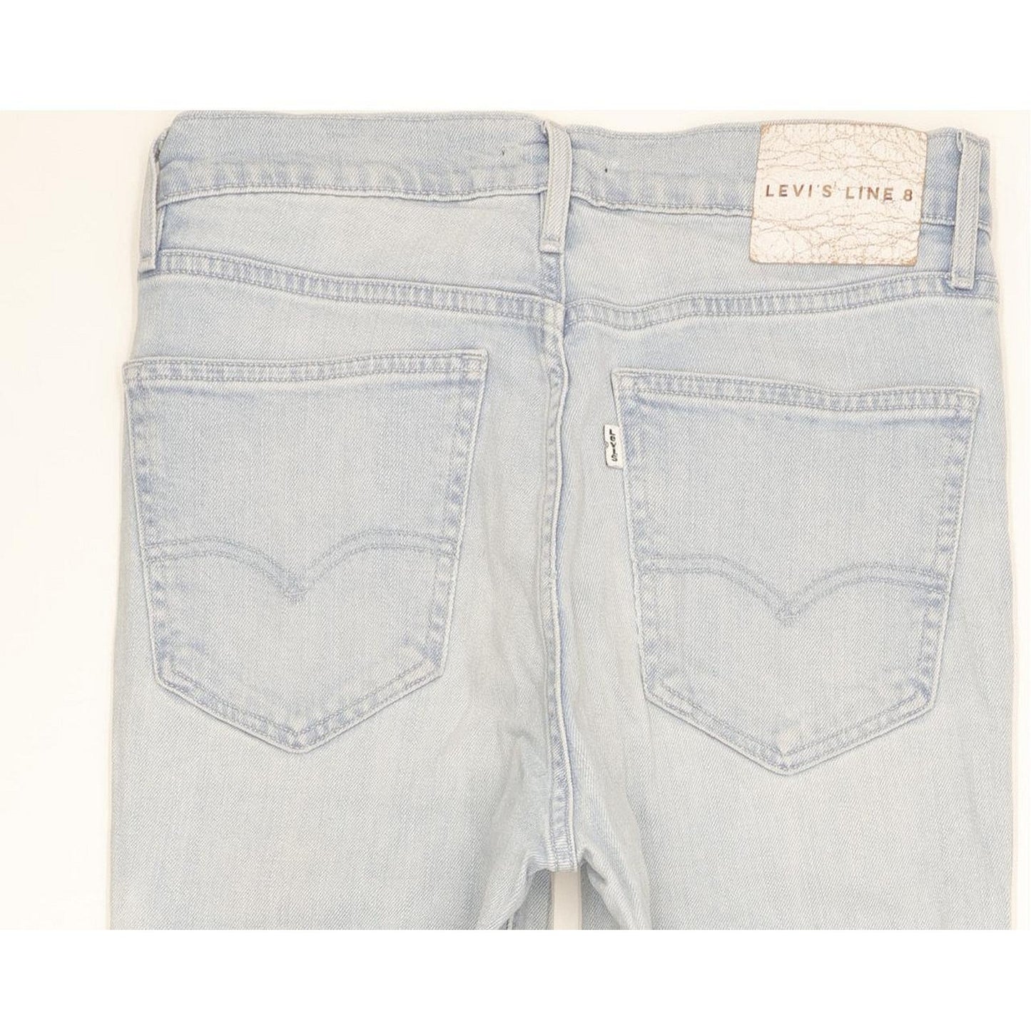 Levi's Line 8 Blue Skinny Slim Stretch Jeans High Waisted W29 L32