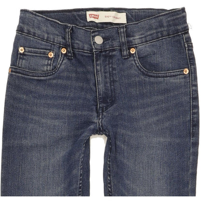 Levi's 510 Kids Blue Skinny Slim Stretch Jeans W25 L28
