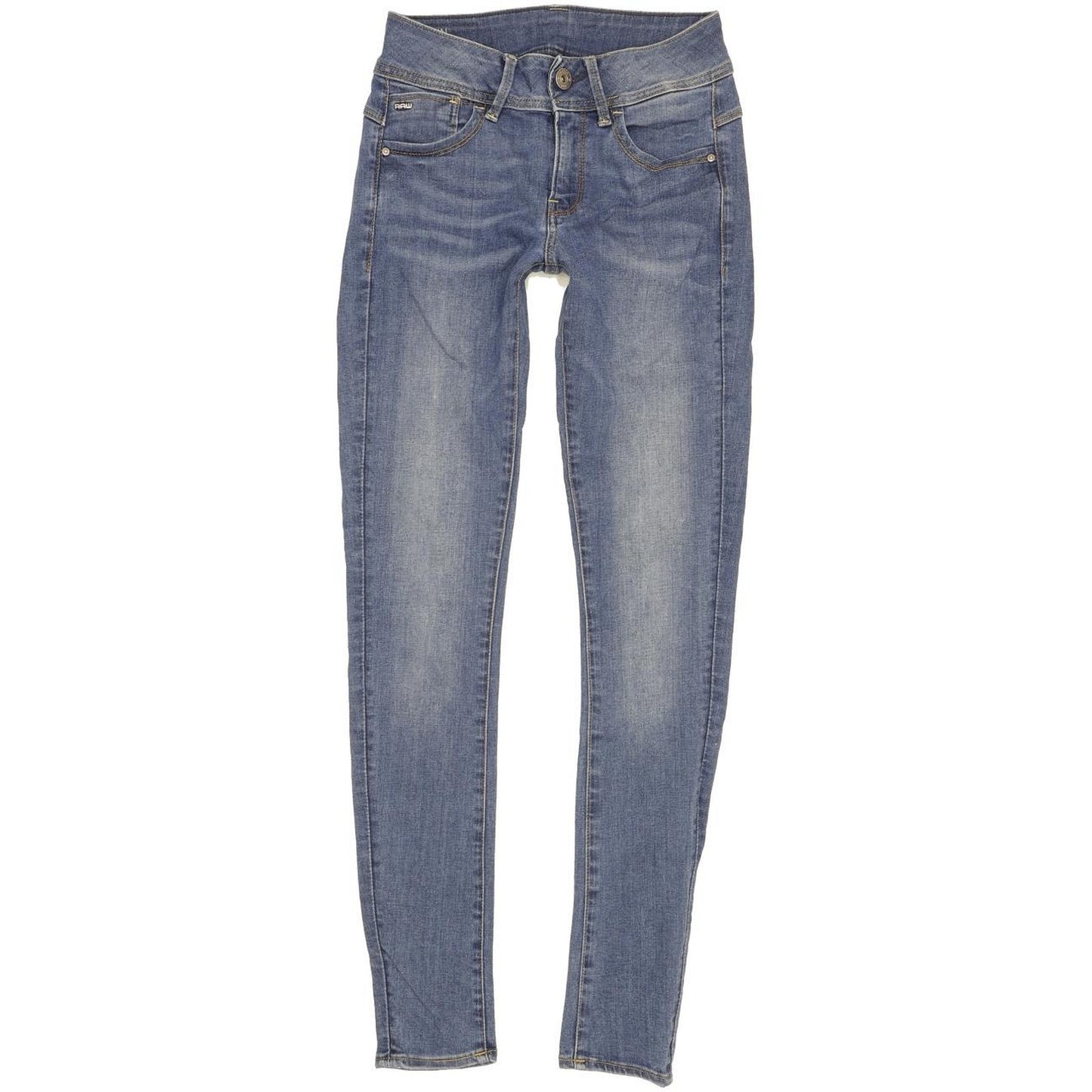 G-Star Lynn Women Blue Skinny Slim Stretch Jeans W24 L31
