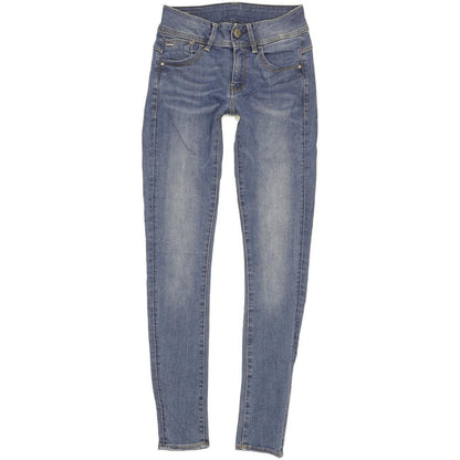 G-Star Lynn Women Blue Skinny Slim Stretch Jeans W24 L31