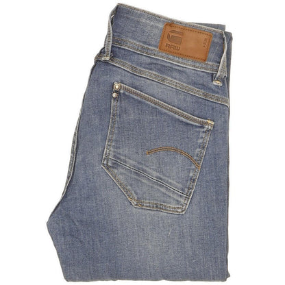 G-Star Lynn Women Blue Skinny Slim Stretch Jeans W24 L31