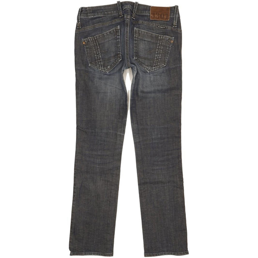 G-Star Women Navy Straight Slim Stretch Jeans W28 L30