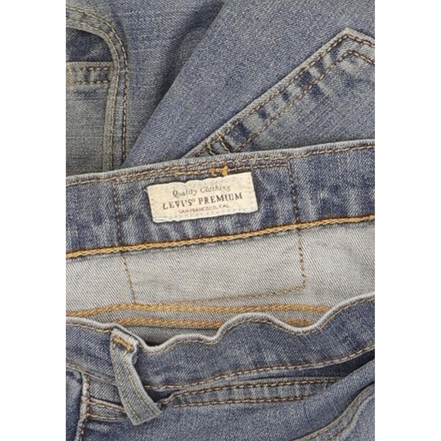 Levi's 510 Men Blue Skinny Slim Stretch Jeans W30 L29