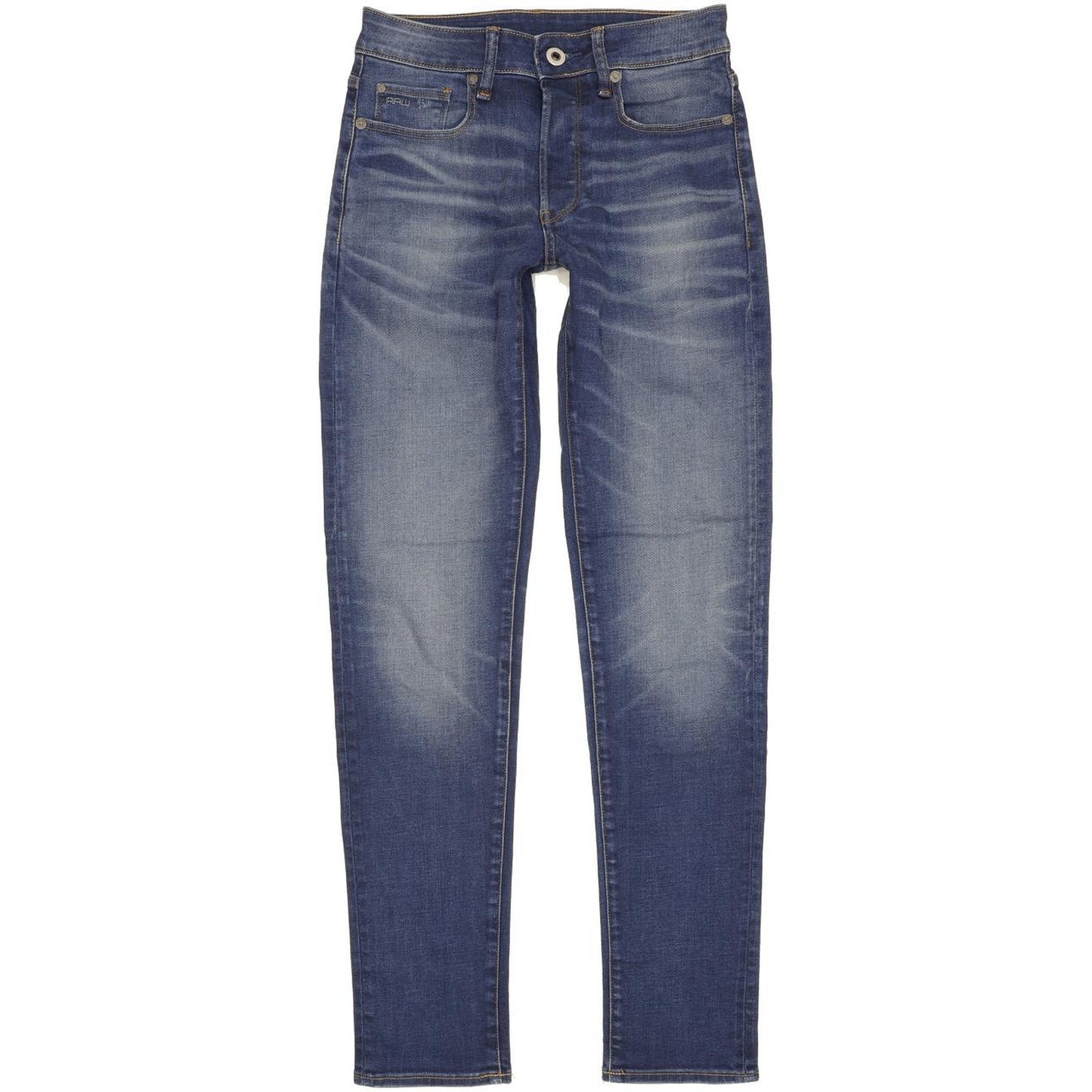 G-Star 3301 Men Blue Straight Slim Stretch Jeans W26 L32