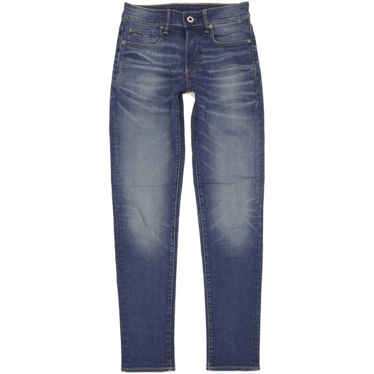 G-Star 3301 Men Blue Straight Slim Stretch Jeans W26 L32