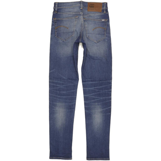G-Star 3301 Men Blue Straight Slim Stretch Jeans W26 L32