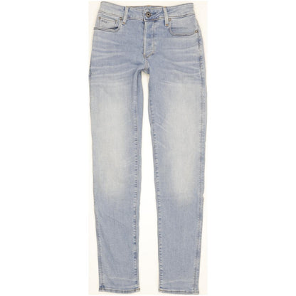 G-Star 3301 Men Blue Skinny Slim Stretch Jeans W26 L33