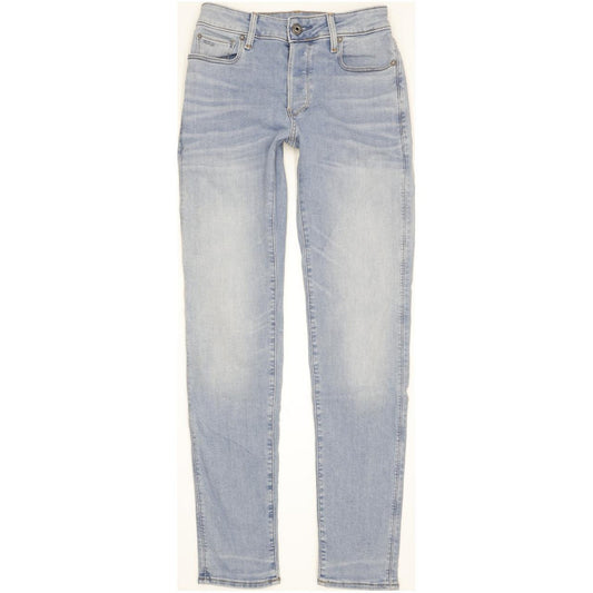 G-Star 3301 Men Blue Skinny Slim Stretch Jeans W26 L33