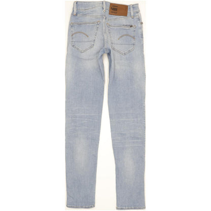 G-Star 3301 Men Blue Skinny Slim Stretch Jeans W26 L33