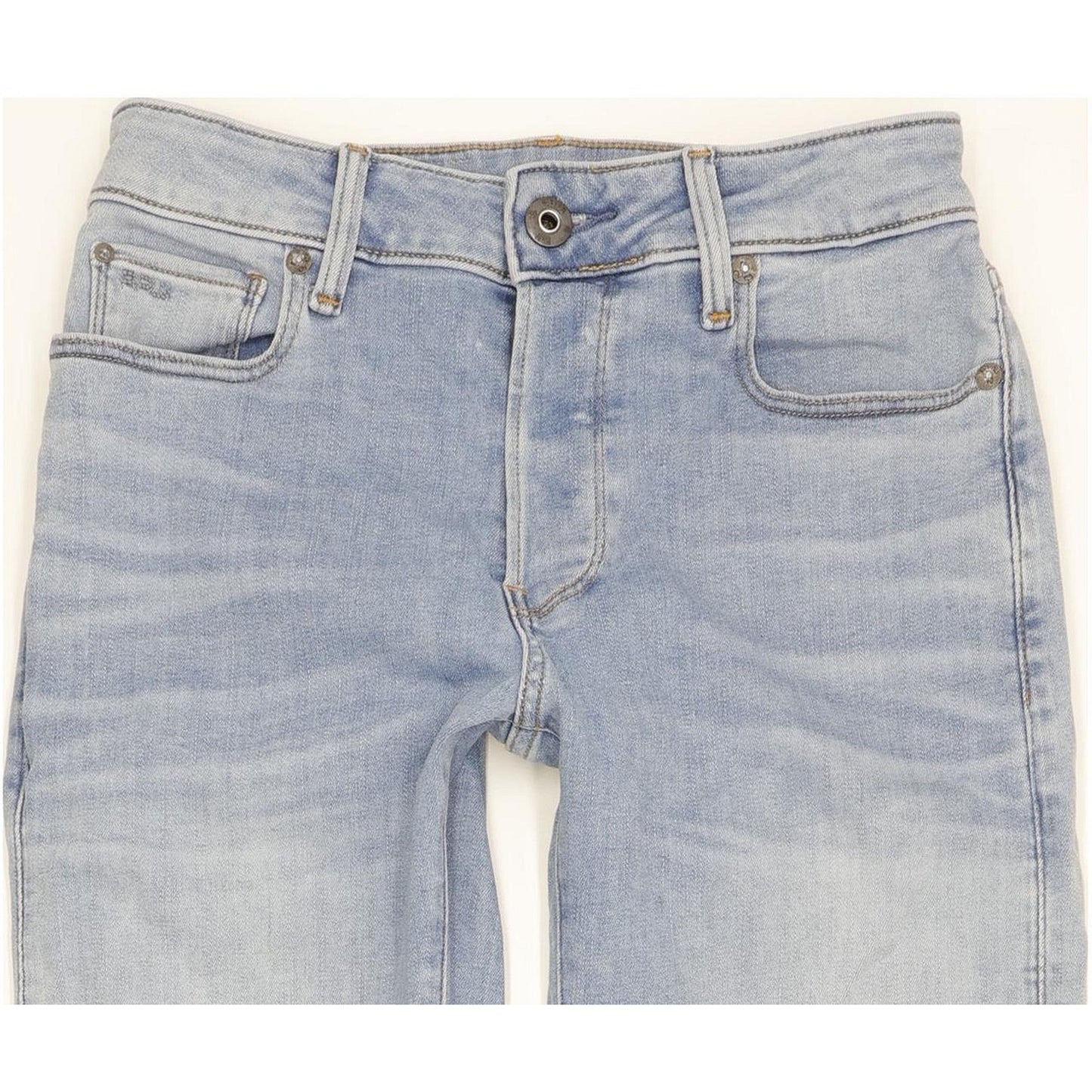 G-Star 3301 Men Blue Skinny Slim Stretch Jeans W26 L33