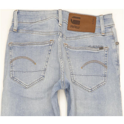 G-Star 3301 Men Blue Skinny Slim Stretch Jeans W26 L33