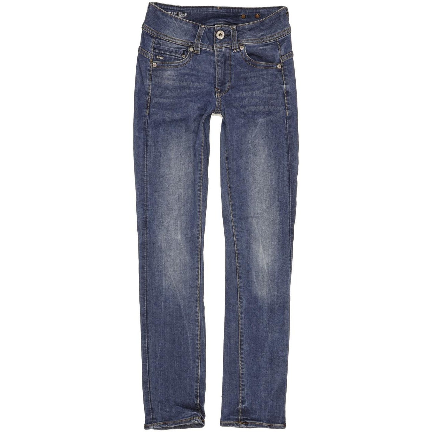 G-Star Midge Women Blue Straight Slim Stretch Jeans W25 L30