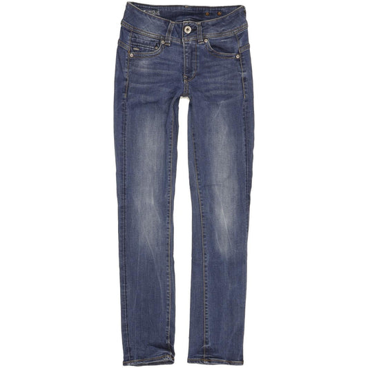 G-Star Midge Women Blue Straight Slim Stretch Jeans W25 L30