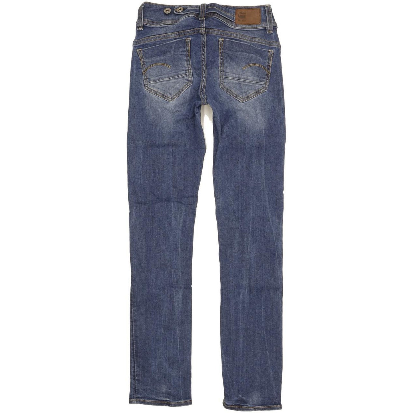 G-Star Midge Women Blue Straight Slim Stretch Jeans W25 L30
