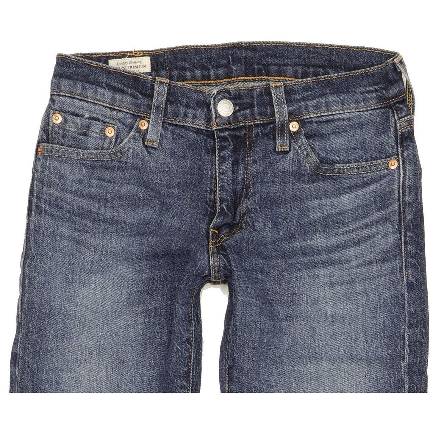 Levi's 511 Men Blue Straight Slim Stretch Jeans W27 L29