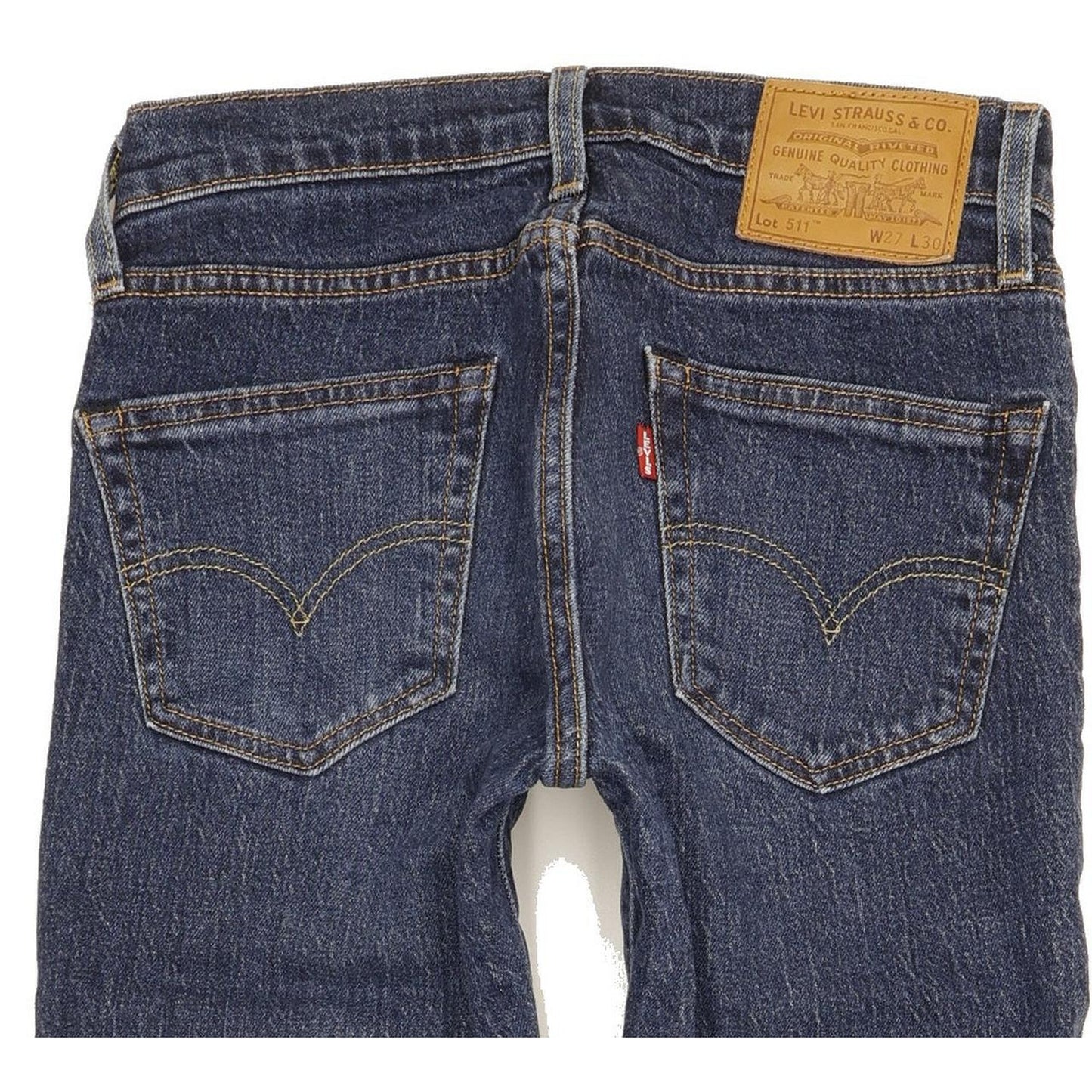 Levi's 511 Men Blue Straight Slim Stretch Jeans W27 L29