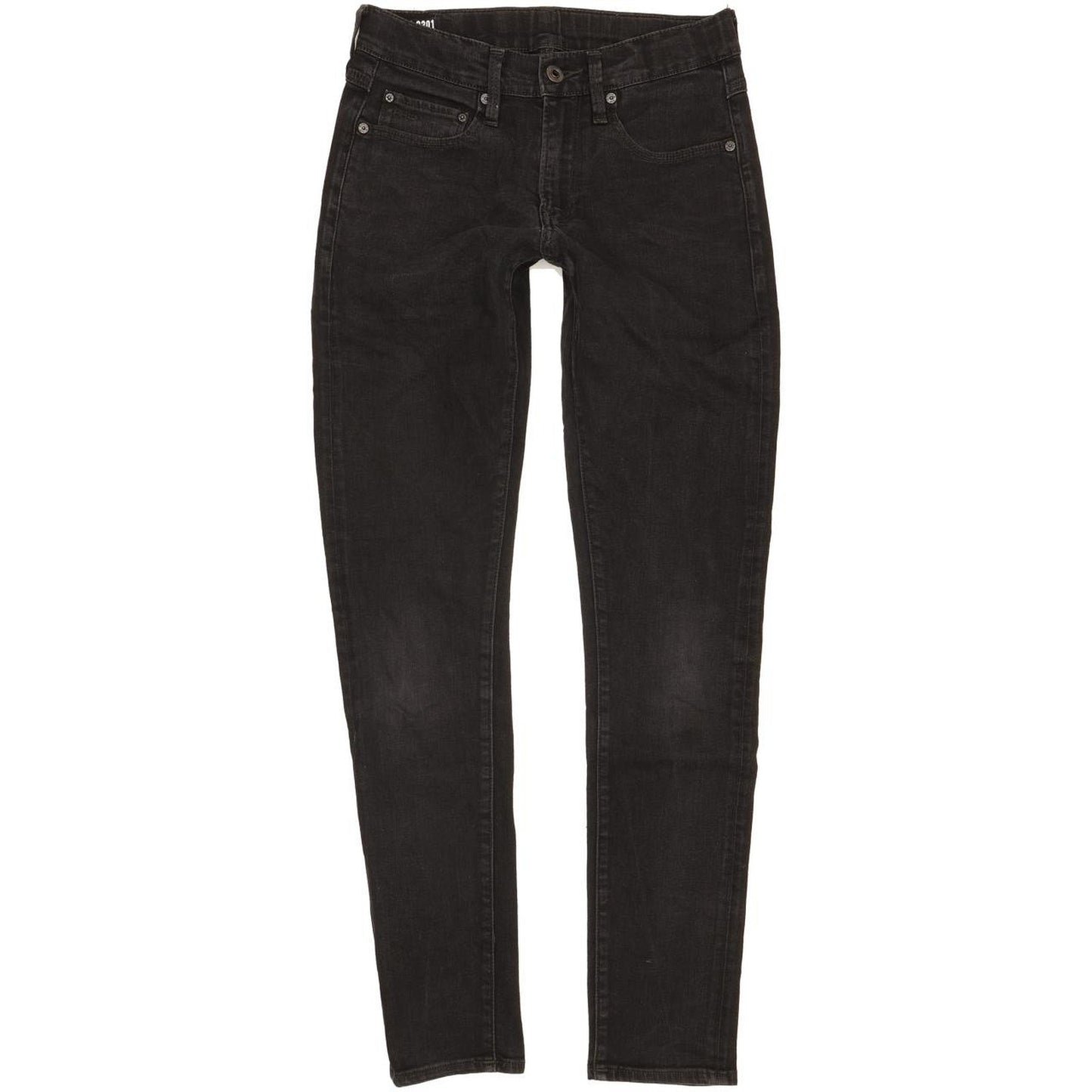 G-Star 3301 Kids Black Skinny Slim Stretch Jeans W26 L30