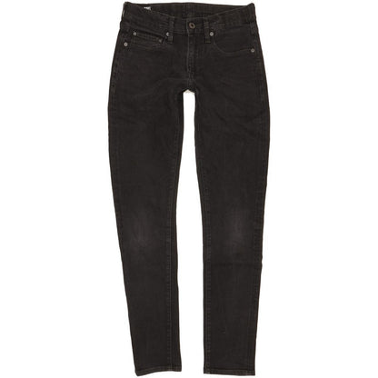 G-Star 3301 Kids Black Skinny Slim Stretch Jeans W26 L30