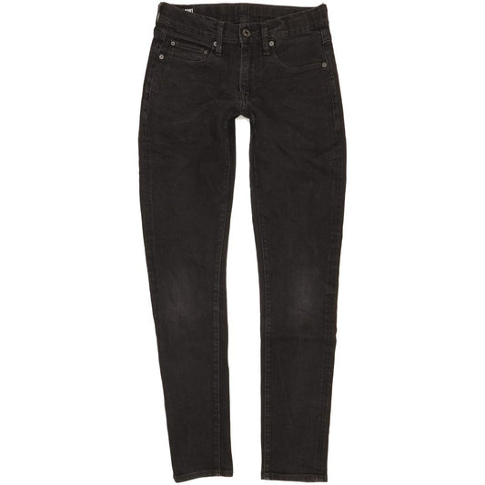 G-Star 3301 Kids Black Skinny Slim Stretch Jeans W26 L30