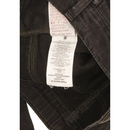G-Star 3301 Kids Black Skinny Slim Stretch Jeans W26 L30