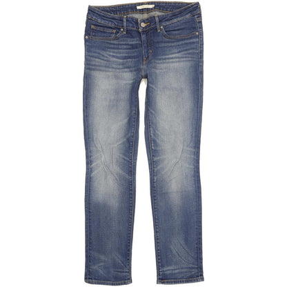 Levi's 712 Women Blue Straight Slim Stretch Jeans W30 L30