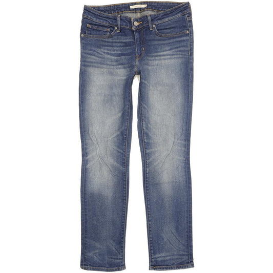 Levi's 712 Women Blue Straight Slim Stretch Jeans W30 L30