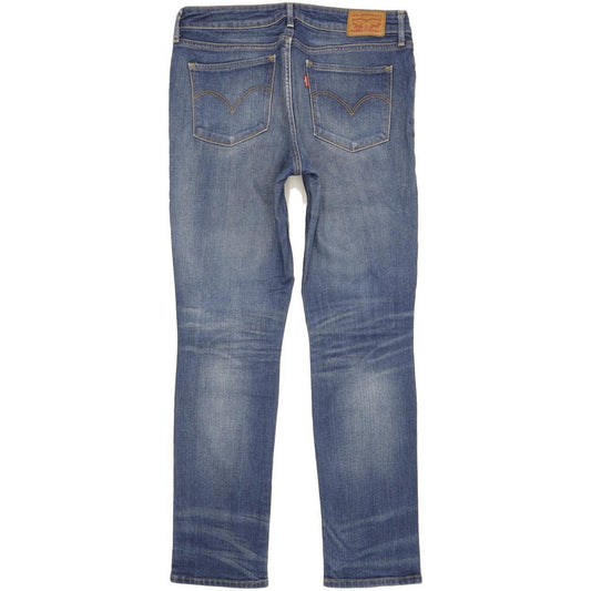 Levi's 712 Women Blue Straight Slim Stretch Jeans W30 L30