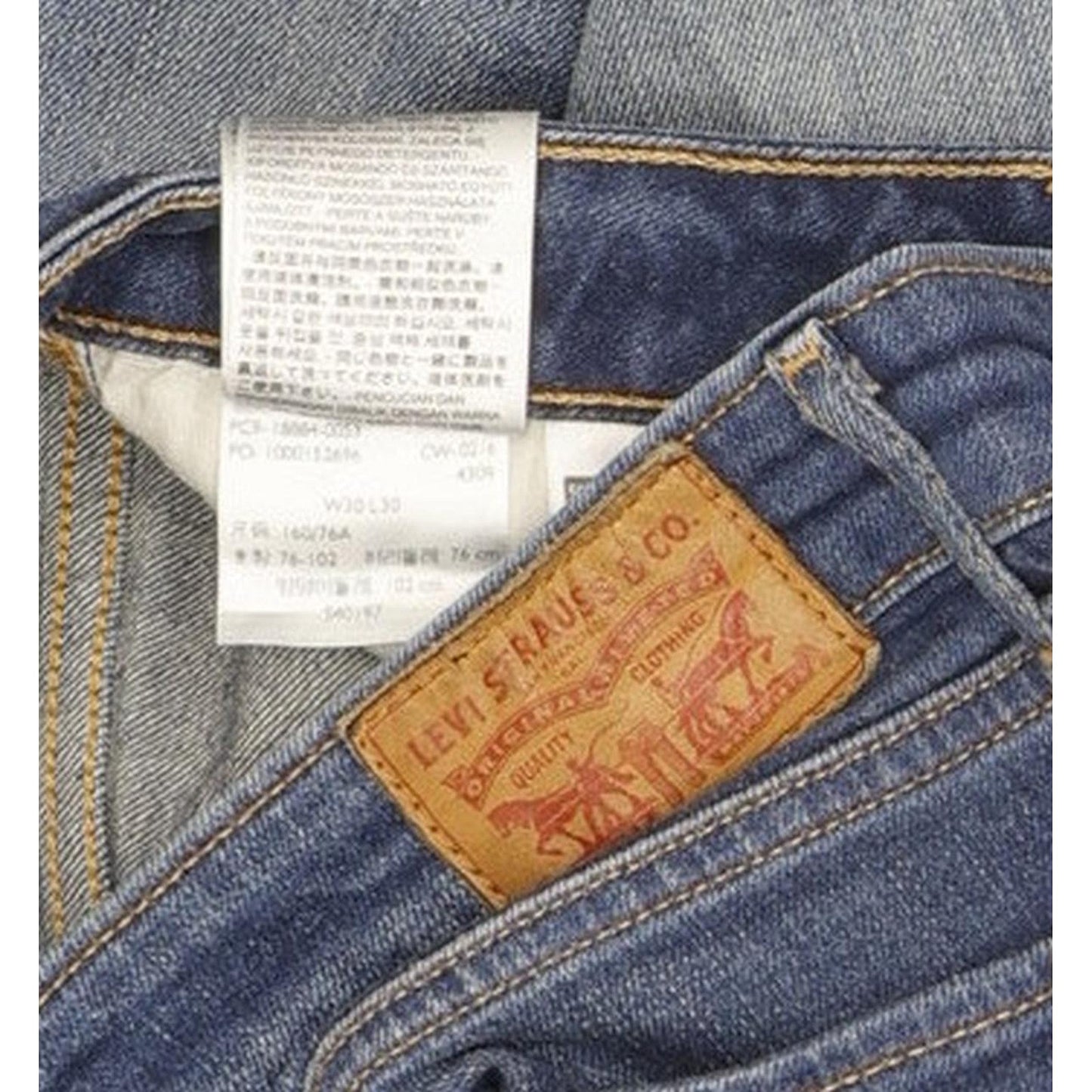 Levi's 712 Women Blue Straight Slim Stretch Jeans W30 L30