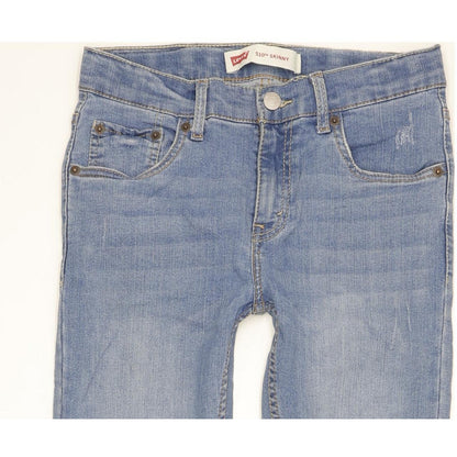 Levi's 510 Kids Blue Skinny Slim Stretch Jeans W26 L29