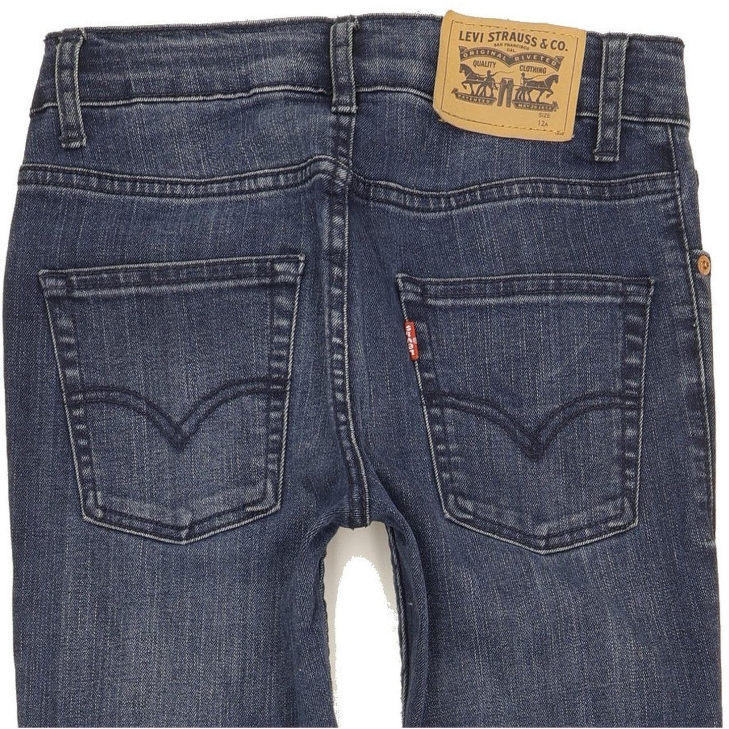 Levi's 512 Kids Blue Tapered Slim Stretch Jeans W24 L29