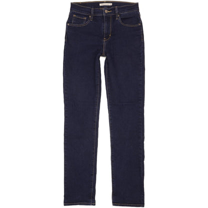 Levi's 724 Women Blue Straight Slim Stretch Jeans W26 L31