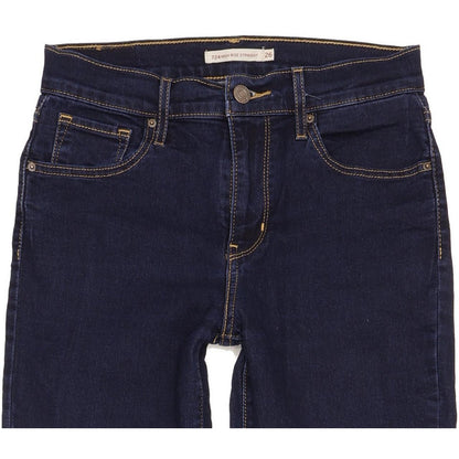 Levi's 724 Women Blue Straight Slim Stretch Jeans W26 L31