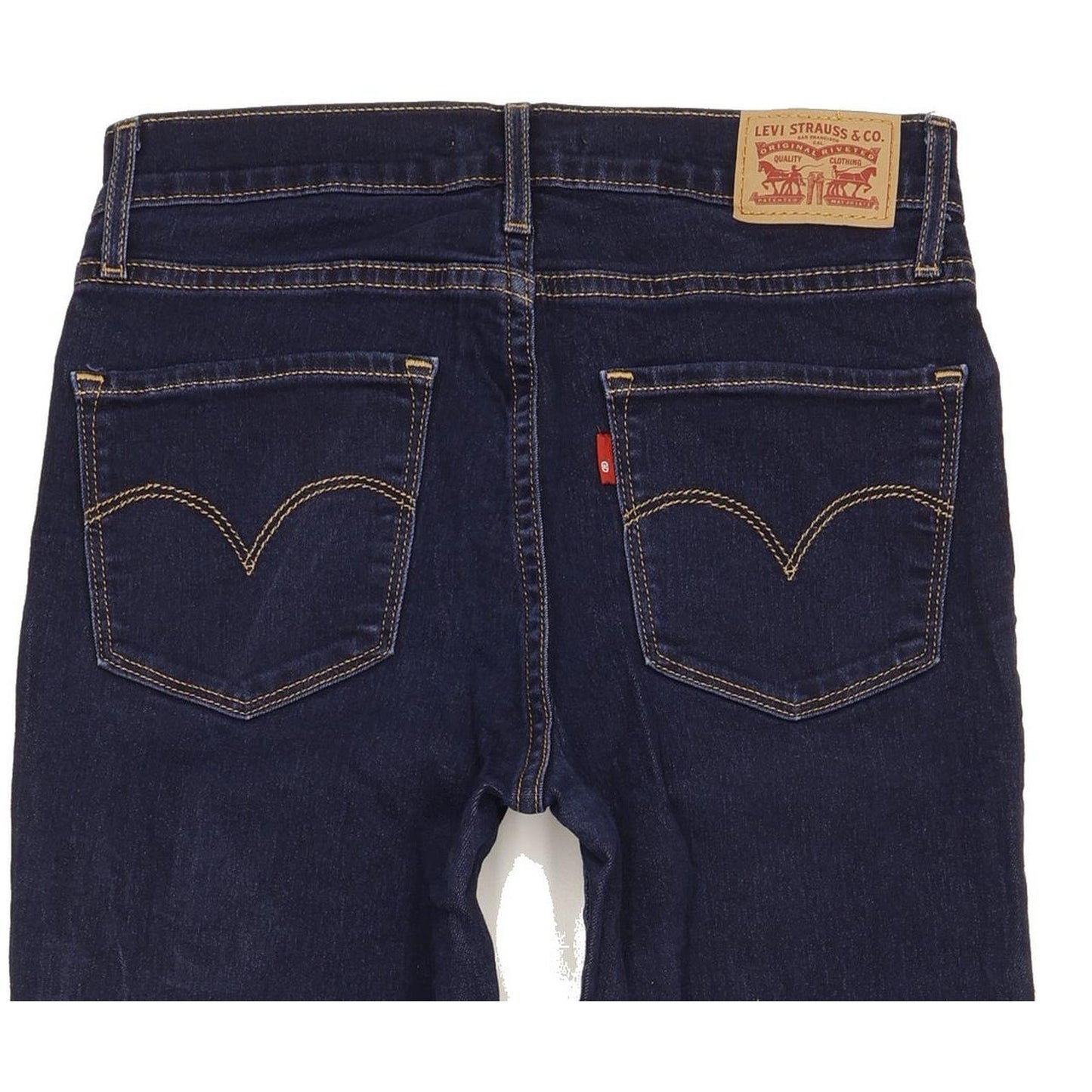 Levi's 724 Women Blue Straight Slim Stretch Jeans W26 L31