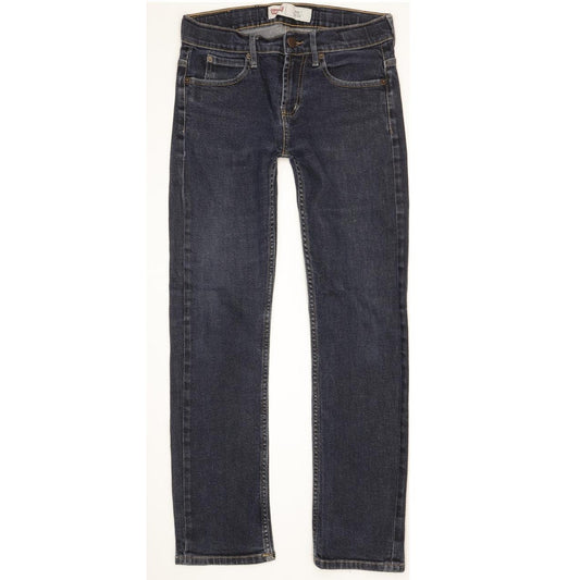 Levi's 511 Kids Blue Straight Slim Stretch Jeans W26 L28