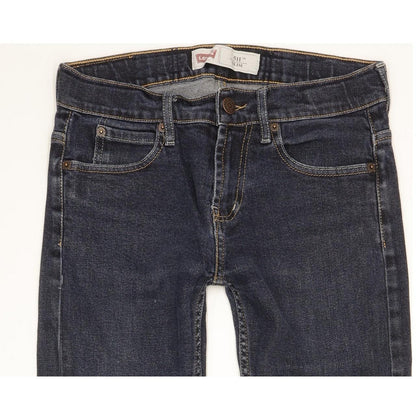 Levi's 511 Kids Blue Straight Slim Stretch Jeans W26 L28