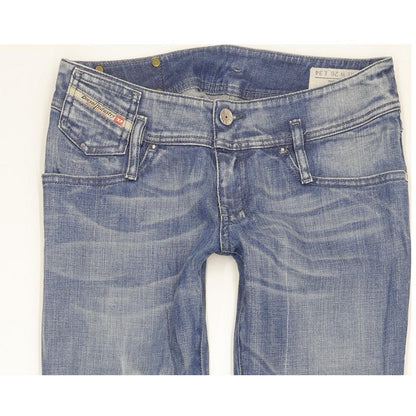 Diesel Matic 008N4 Women Blue Straight Slim Stretch Jeans W26 L34