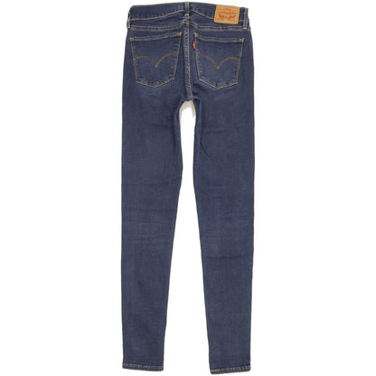 Levi's 710 Super Women Blue Skinny Slim Stretch Jeans W26 L30