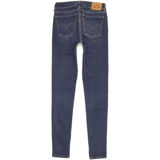 Levi's 710 Super Women Blue Skinny Slim Stretch Jeans W26 L30