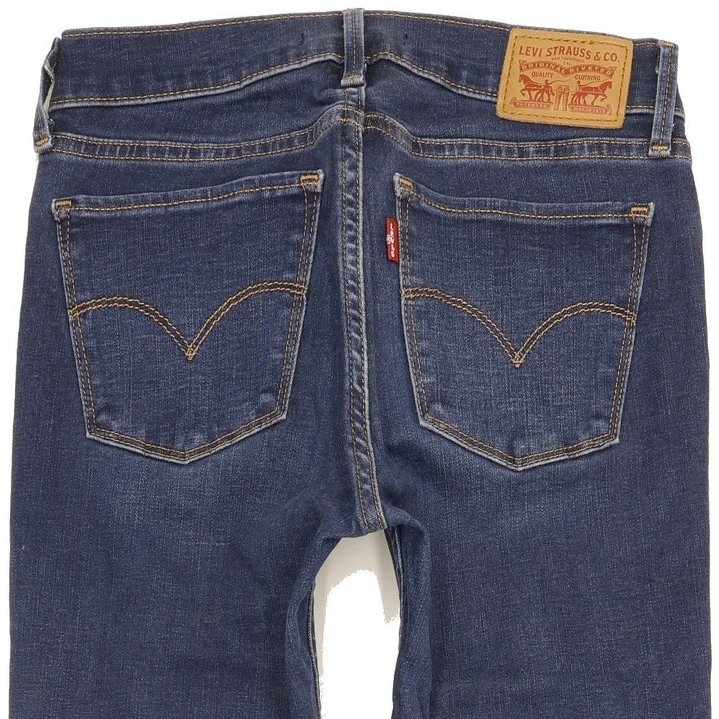 Levi's 710 Super Women Blue Skinny Slim Stretch Jeans W26 L30