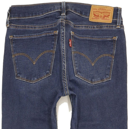 Levi's 710 Super Women Blue Skinny Slim Stretch Jeans W26 L30