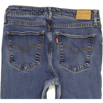 Levi's 721 Women Blue Skinny Slim Stretch Jeans W30 L29