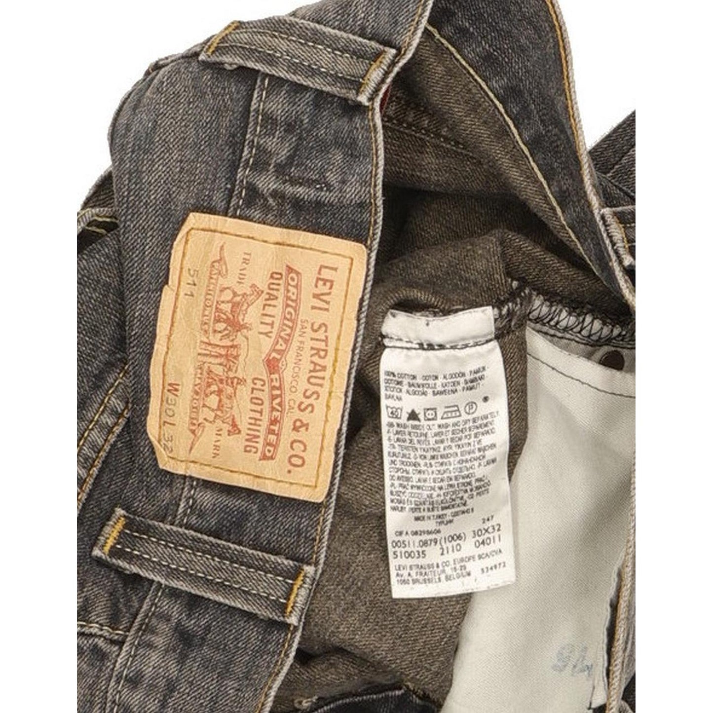 Levi's 511 Men Navy Straight Slim Jeans W30 L31