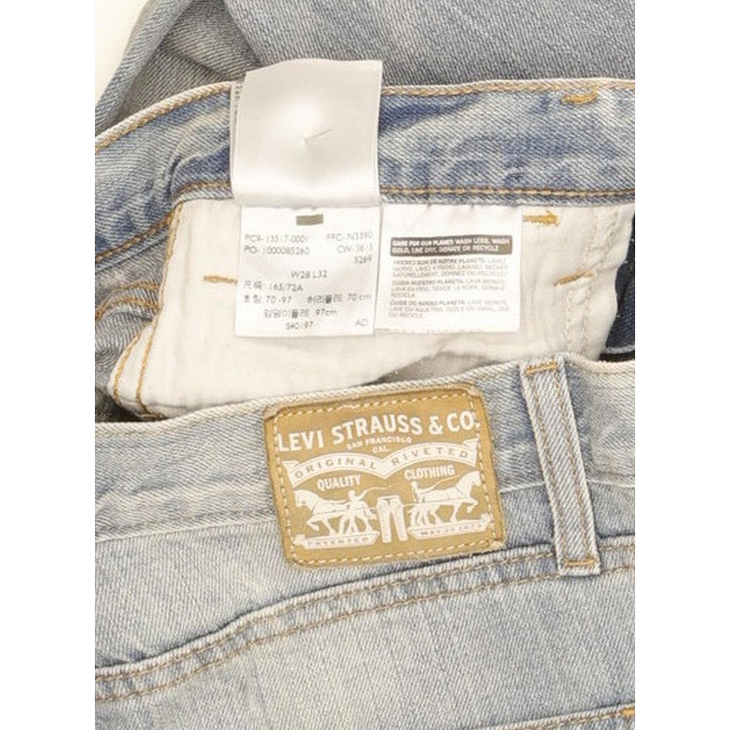 Levi's Women Blue Skinny Slim Jeans W28 L31