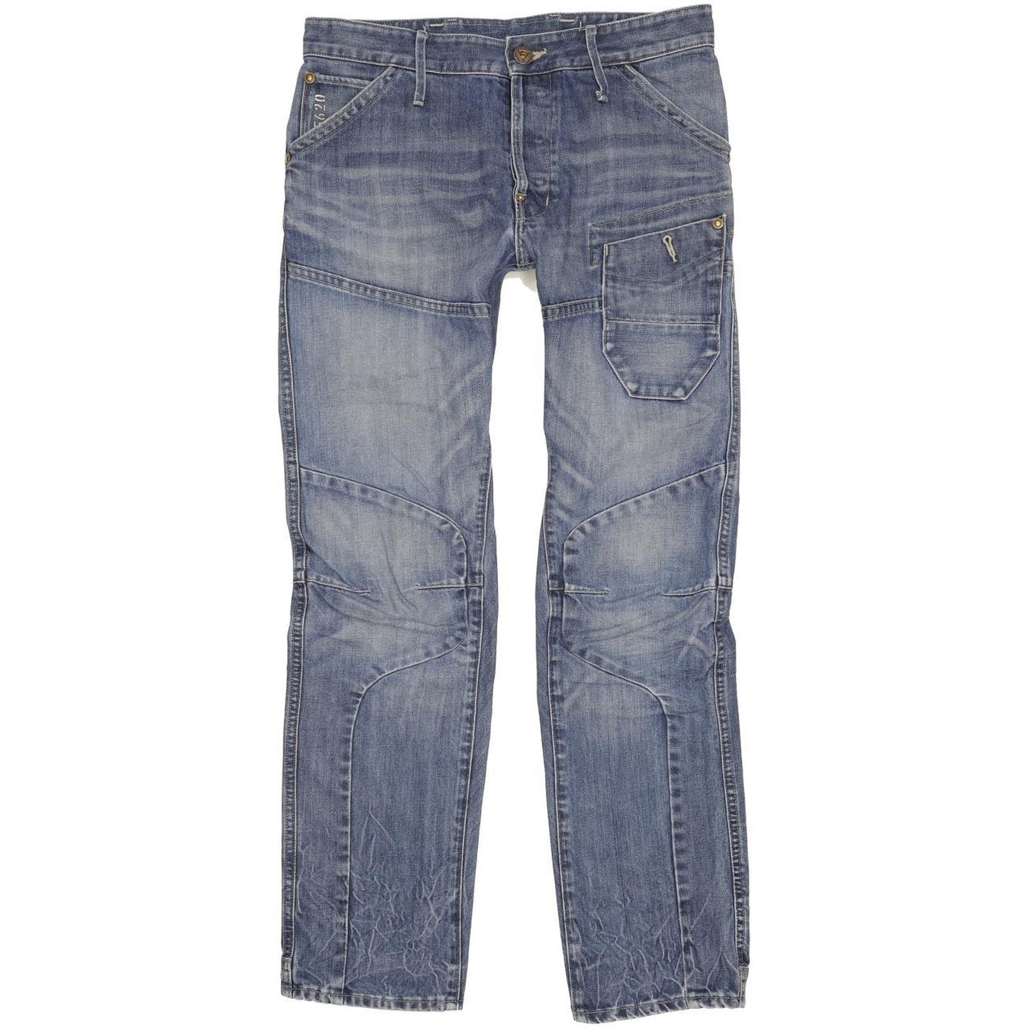 G-Star Skiff 5620 3D Men Blue Tapered Slim Stretch Jeans W30 L31