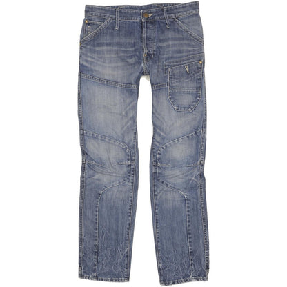 G-Star Skiff 5620 3D Men Blue Tapered Slim Stretch Jeans W30 L31