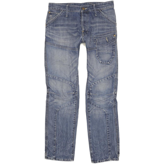 G-Star Skiff 5620 3D Men Blue Tapered Slim Stretch Jeans W30 L31