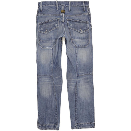 G-Star Skiff 5620 3D Men Blue Tapered Slim Stretch Jeans W30 L31