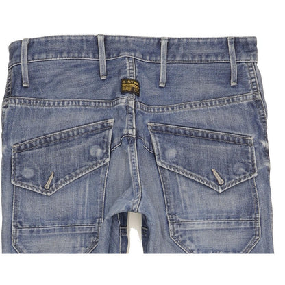 G-Star Skiff 5620 3D Men Blue Tapered Slim Stretch Jeans W30 L31